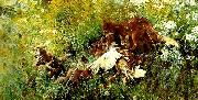 bruno liljefors ravfamilj USA oil painting artist